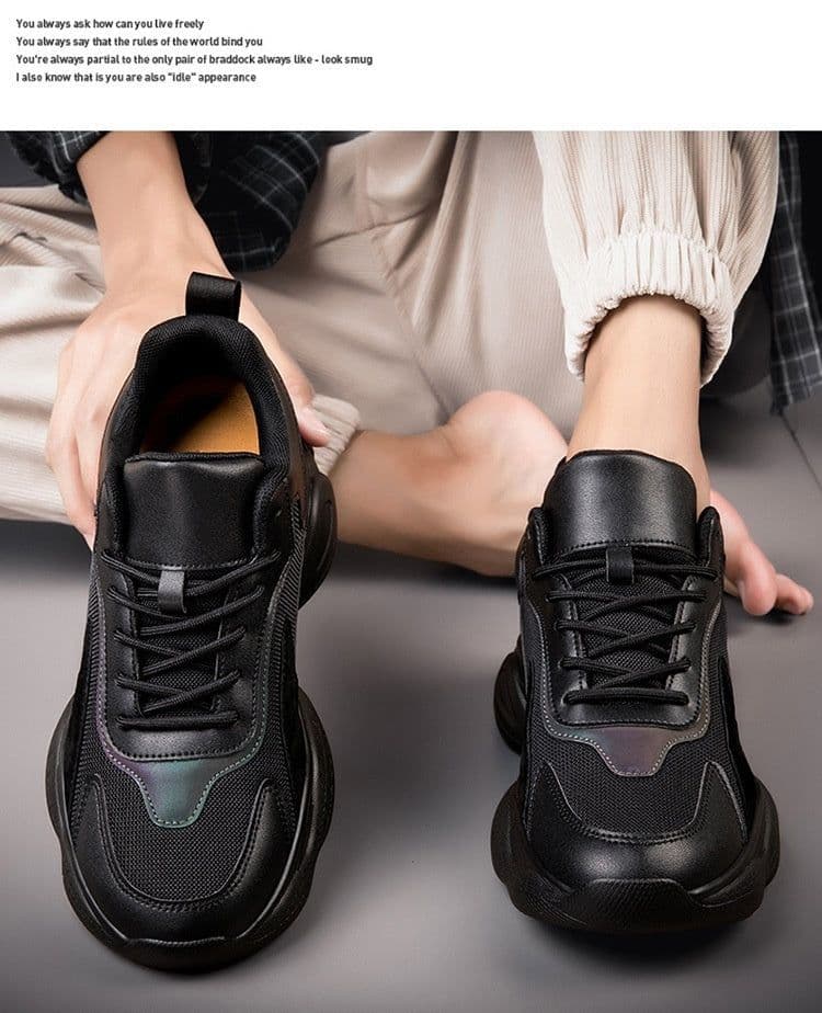 image-Elevator Shoes Men's New Autumn Breathable Casual