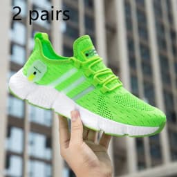 image-Leisure Fly Woven Breathable Sports Shoes