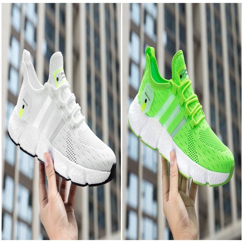 image-Leisure Fly Woven Breathable Sports Shoes
