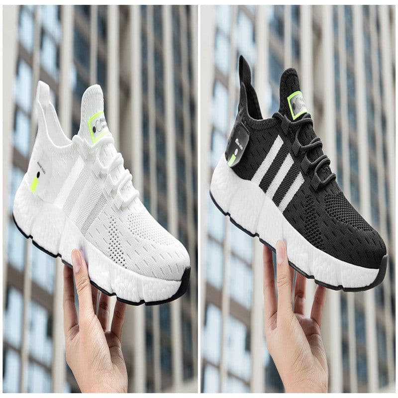 image-Leisure Fly Woven Breathable Sports Shoes