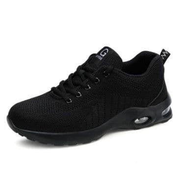 image-Steel Baotou Anti-smash And Stab Like Flying Woven Sports Shoes