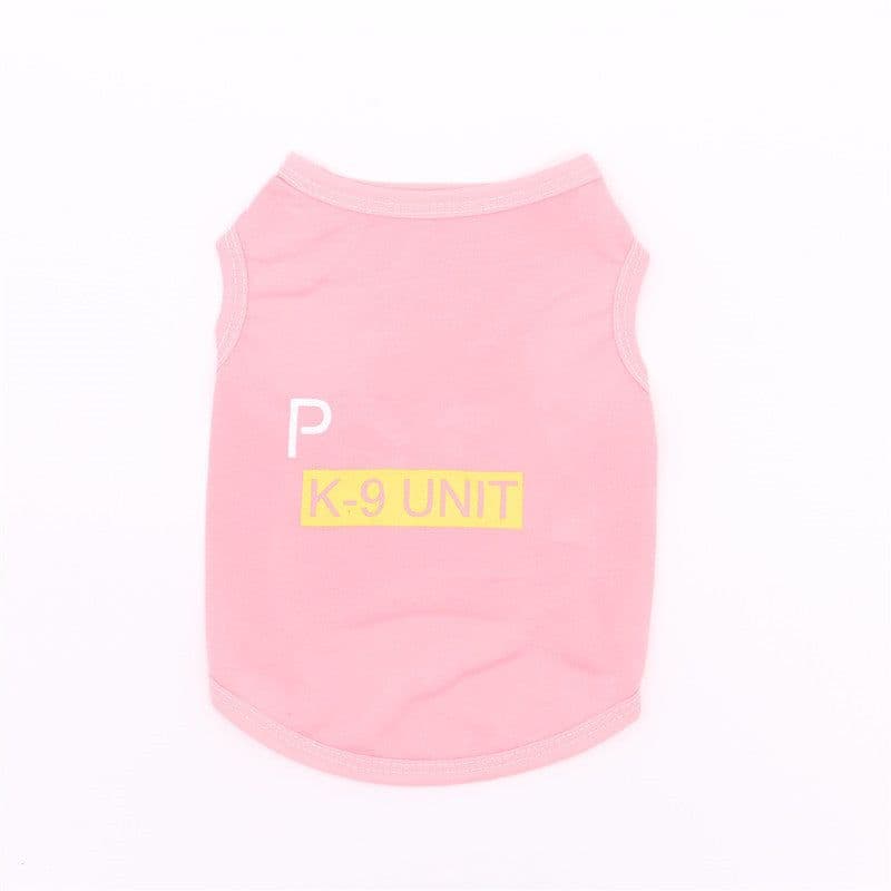 image-Pet Clothes Summer Vest Breathable Polyester