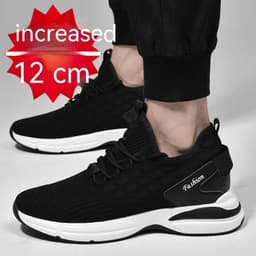 image-Inside Increase 10cm8cm6cm Men's Shoes Sports Mesh Shoes