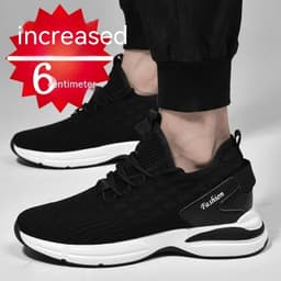 image-Inside Increase 10cm8cm6cm Men's Shoes Sports Mesh Shoes