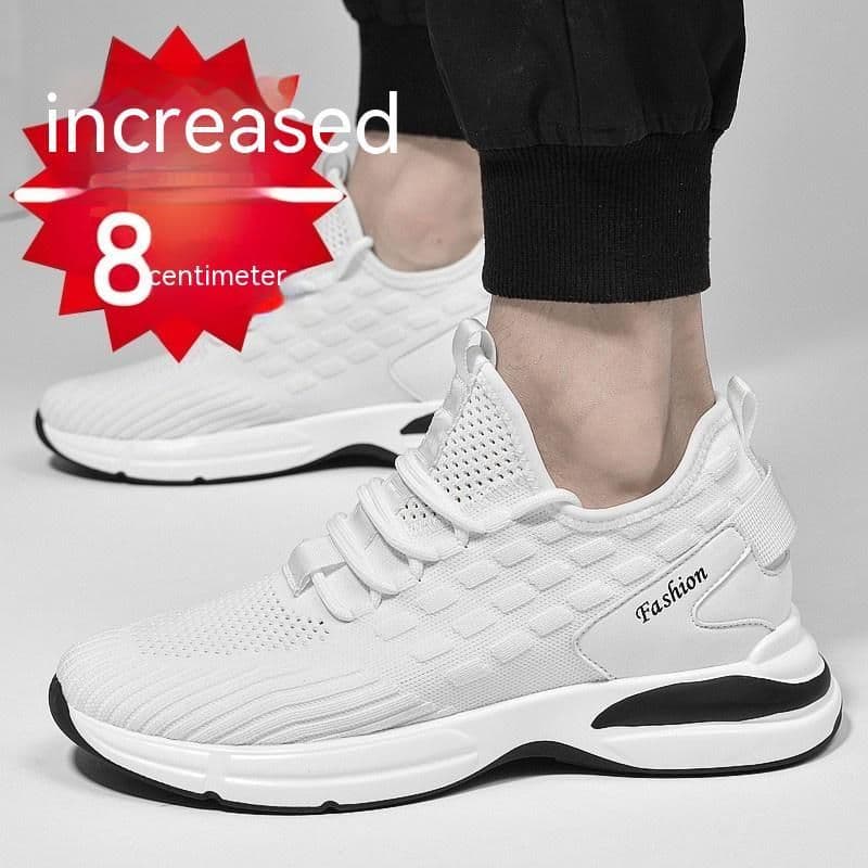 image-Inside Increase 10cm8cm6cm Men's Shoes Sports Mesh Shoes