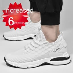 image-Inside Increase 10cm8cm6cm Men's Shoes Sports Mesh Shoes