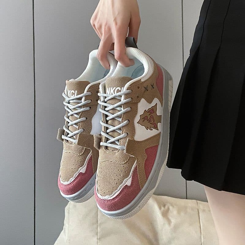 image-Internet Celebrity Couple Sports Design Sense Shoes