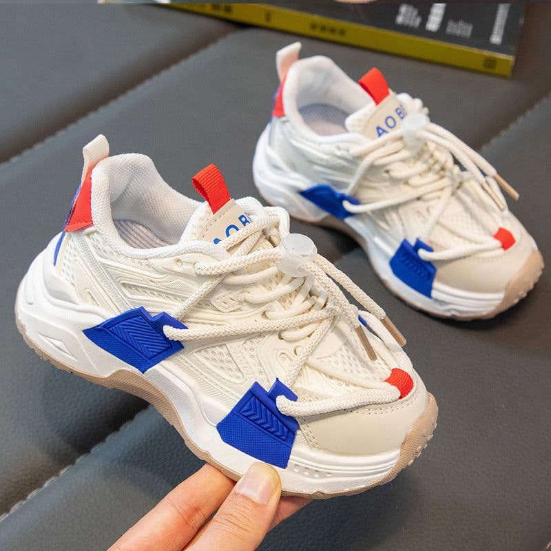 image-Children's Buckle Sports Mesh Shoes