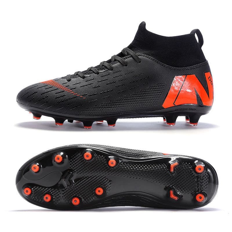 image-High Top White Football Shoes For Men And Women