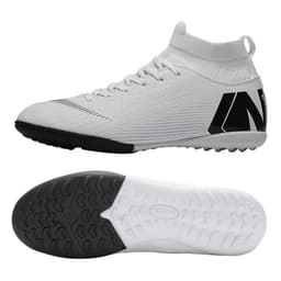 image-High Top White Football Shoes For Men And Women