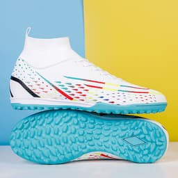 image-High Top Football Shoes Fly Knit Sock Sleeves