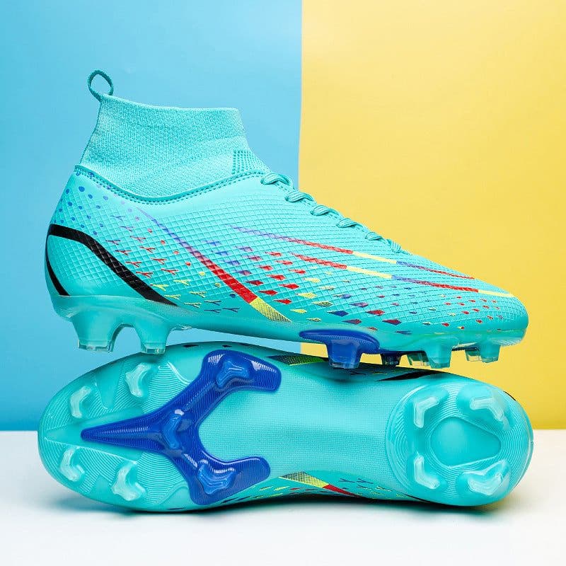 image-High Top Football Shoes Fly Knit Sock Sleeves