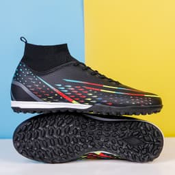 image-High Top Football Shoes Fly Knit Sock Sleeves
