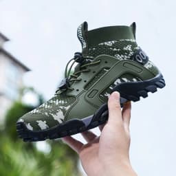 image-Men's Fashion Outdoor Fly Weaving Quick Dry Mesh Hiking Shoes