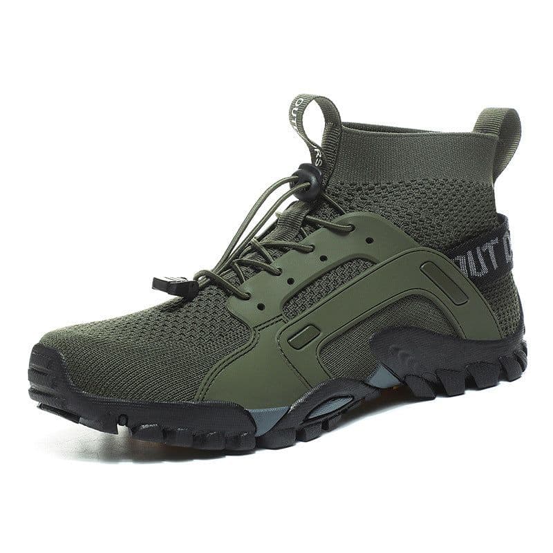image-Men's Fashion Outdoor Fly Weaving Quick Dry Mesh Hiking Shoes