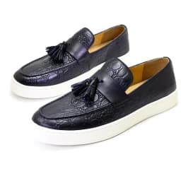 image-Men's Flat Casual Leather Shoes