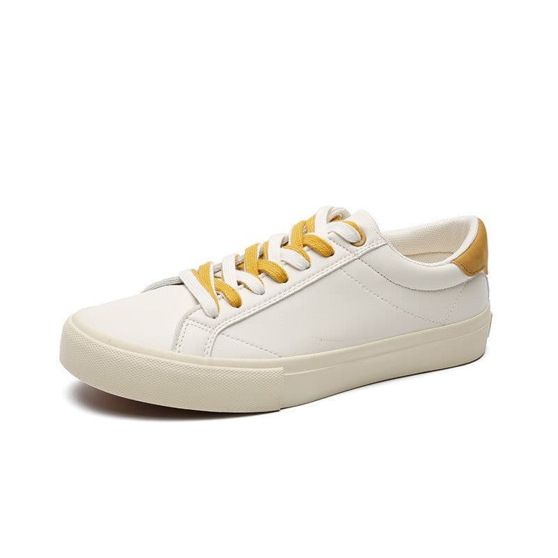 image-Couple Board Shoes With Microfiber Leather Upper