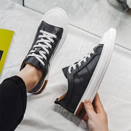 image-Men's Cricket Shoes Retro Casual Lace
