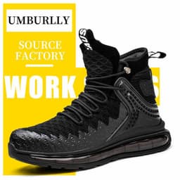 image-Mens Fashion Smash And Puncture Resistant Lightweight Air Cushion Shock Absorbing Shoes