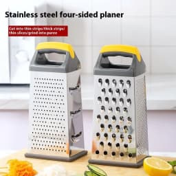 image-Stainless Steel Four-surface Paring Knife Multi-faceted Grater Vertical 9-inch Kitchen Tools