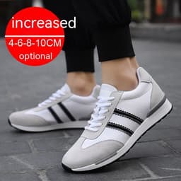 image-Breathable Casual Skateboard Shoes Trendy White Shoes Sports