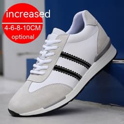 image-Breathable Casual Skateboard Shoes Trendy White Shoes Sports