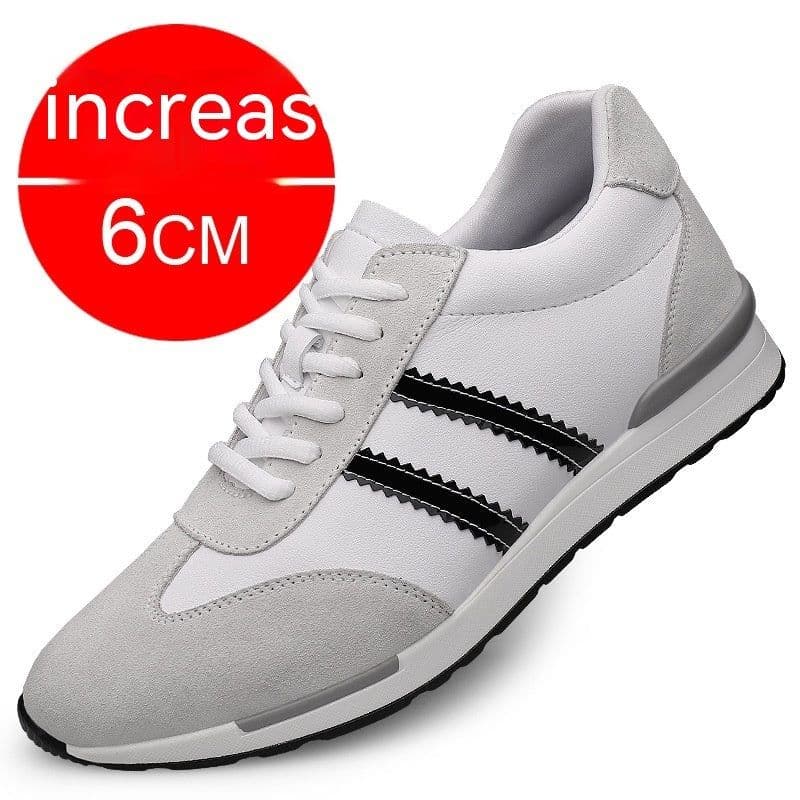 image-Breathable Casual Skateboard Shoes Trendy White Shoes Sports
