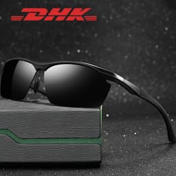 image-New polarized one-piece sunglasses colorful men's sports riding mirror driving sunglasses