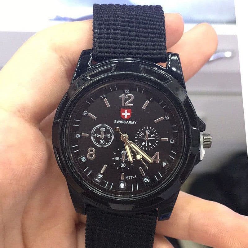 image-Somito GMT Braided Sports Watch - GEM Green, 40.5mm, Military