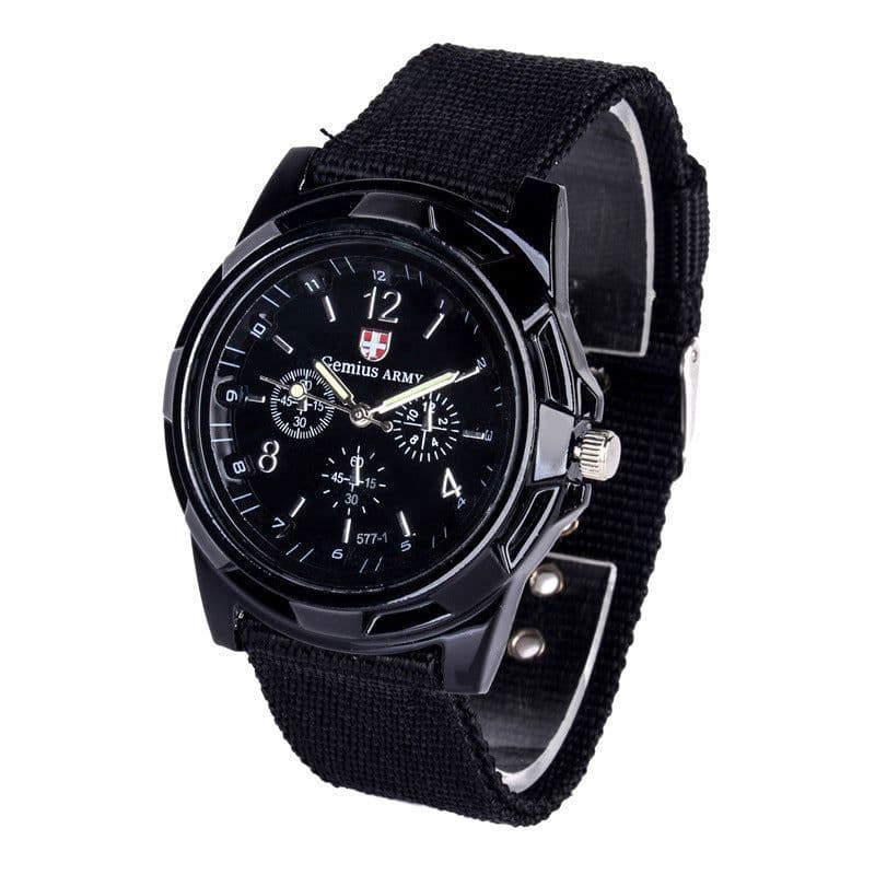 image-Somito GMT Braided Sports Watch - GEM Green, 40.5mm, Military