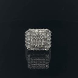 image-LUSTER 925 CZ YELLOW GOLD MENS ICED OUT RING | 9222452