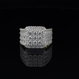 image-VIVACITY 925 CZ MENS ICED OUT RING | 9222572