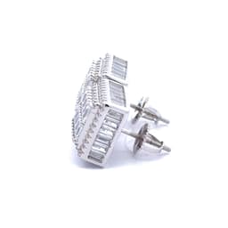 image-CADENZA 925 CZ RHODIUM ICED OUT EARRINGS | 9222931