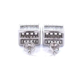 image-CADENZA 925 CZ RHODIUM ICED OUT EARRINGS | 9222931
