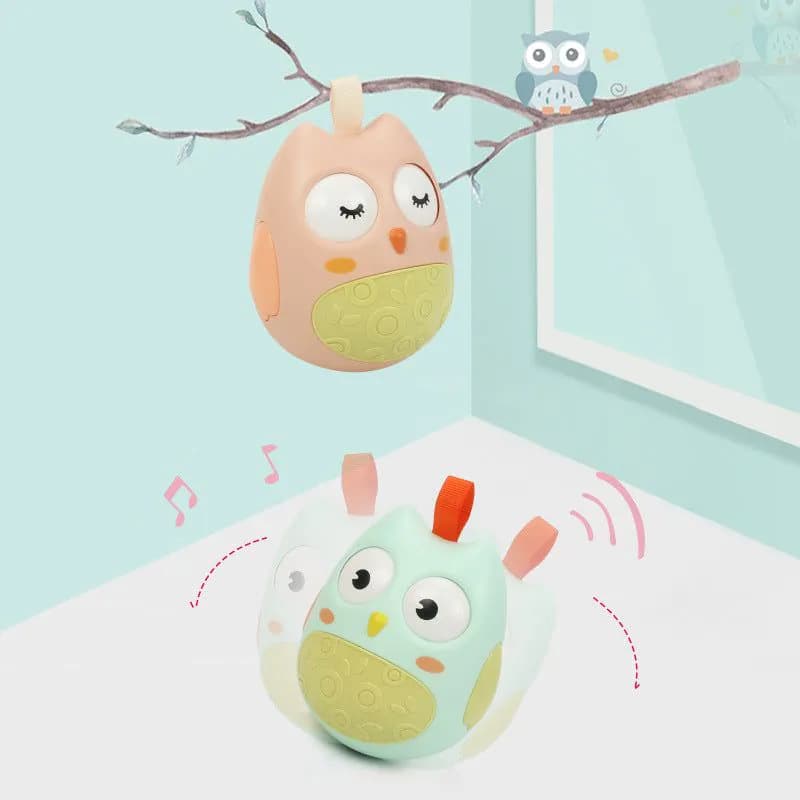 image-Bell Tumbler With Built-in Rattles For Babies Educational Toy