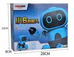 image-Assembling robot induction obstacle avoidance diy assembling toy small six robot model