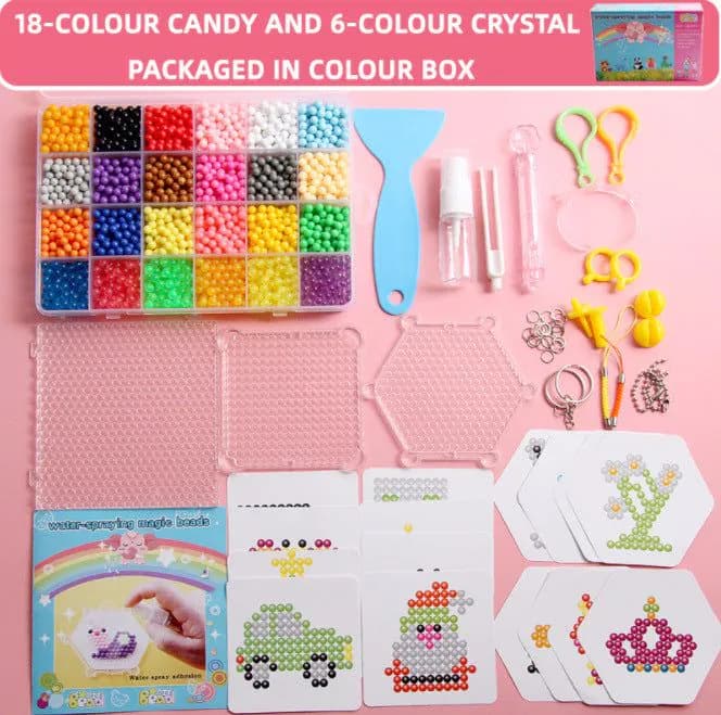 image-DIY magic beads water sticky beads making toys