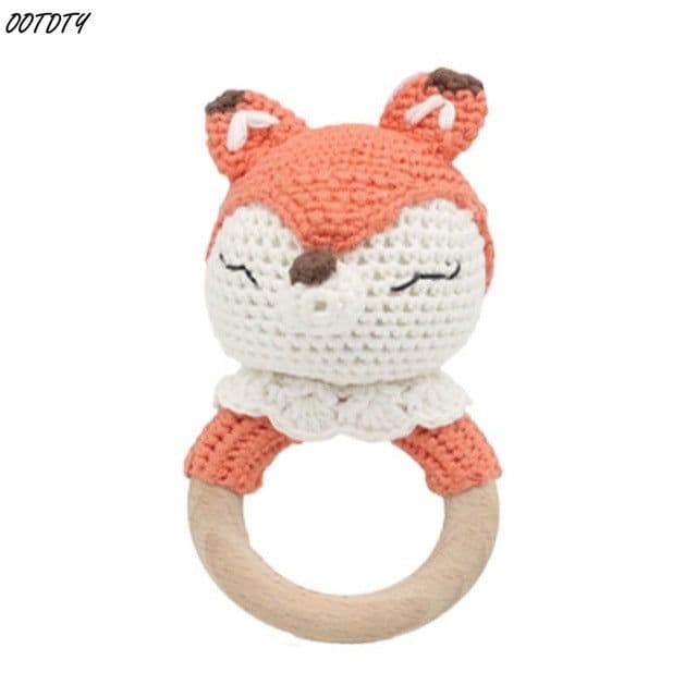 image-Baby rattles crochet diy material package hand-knitted doll creative gift