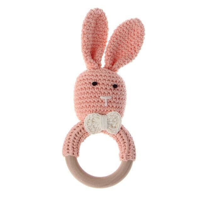 image-Baby rattles crochet diy material package hand-knitted doll creative gift