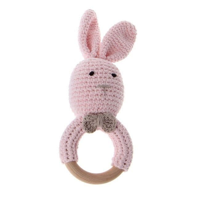 image-Baby rattles crochet diy material package hand-knitted doll creative gift