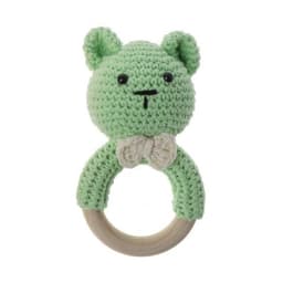 image-Baby rattles crochet diy material package hand-knitted doll creative gift