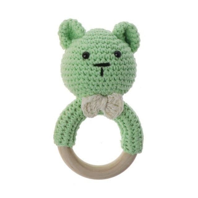 image-Baby rattles crochet diy material package hand-knitted doll creative gift