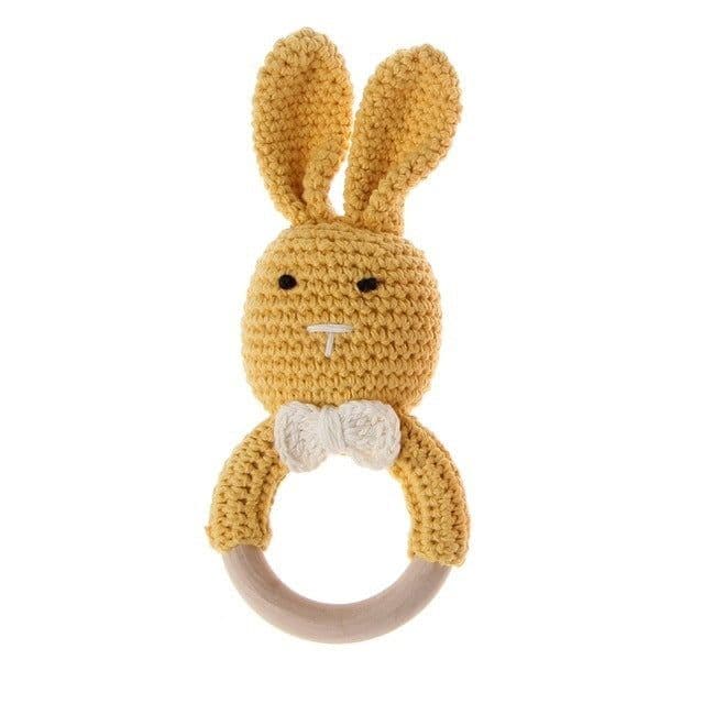 image-Baby rattles crochet diy material package hand-knitted doll creative gift