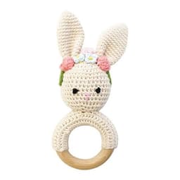 image-Baby rattles crochet diy material package hand-knitted doll creative gift