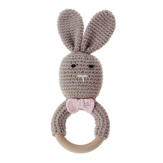 image-Baby rattles crochet diy material package hand-knitted doll creative gift