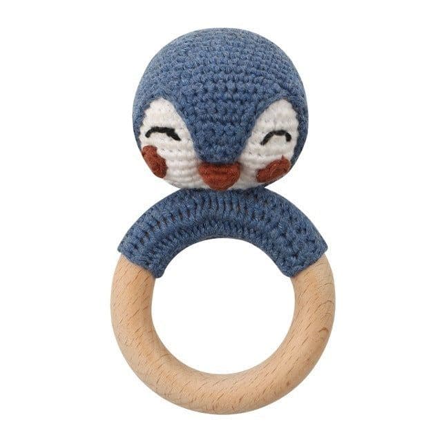 image-Baby rattles crochet diy material package hand-knitted doll creative gift