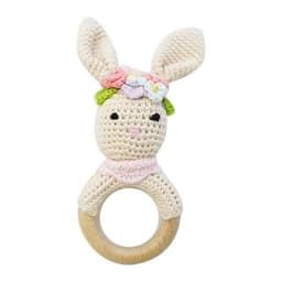 image-Baby rattles crochet diy material package hand-knitted doll creative gift