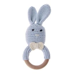 image-Baby rattles crochet diy material package hand-knitted doll creative gift