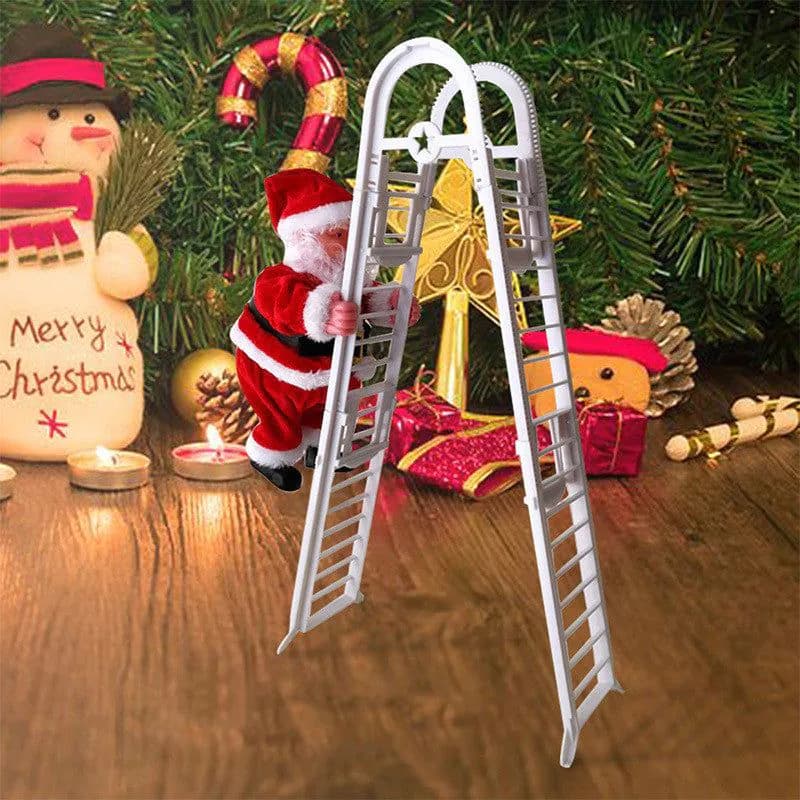 image-Electric Ladder Santa Claus Toy
