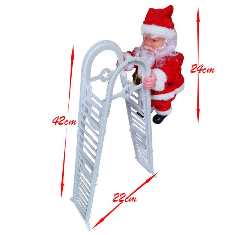 image-Electric Ladder Santa Claus Toy